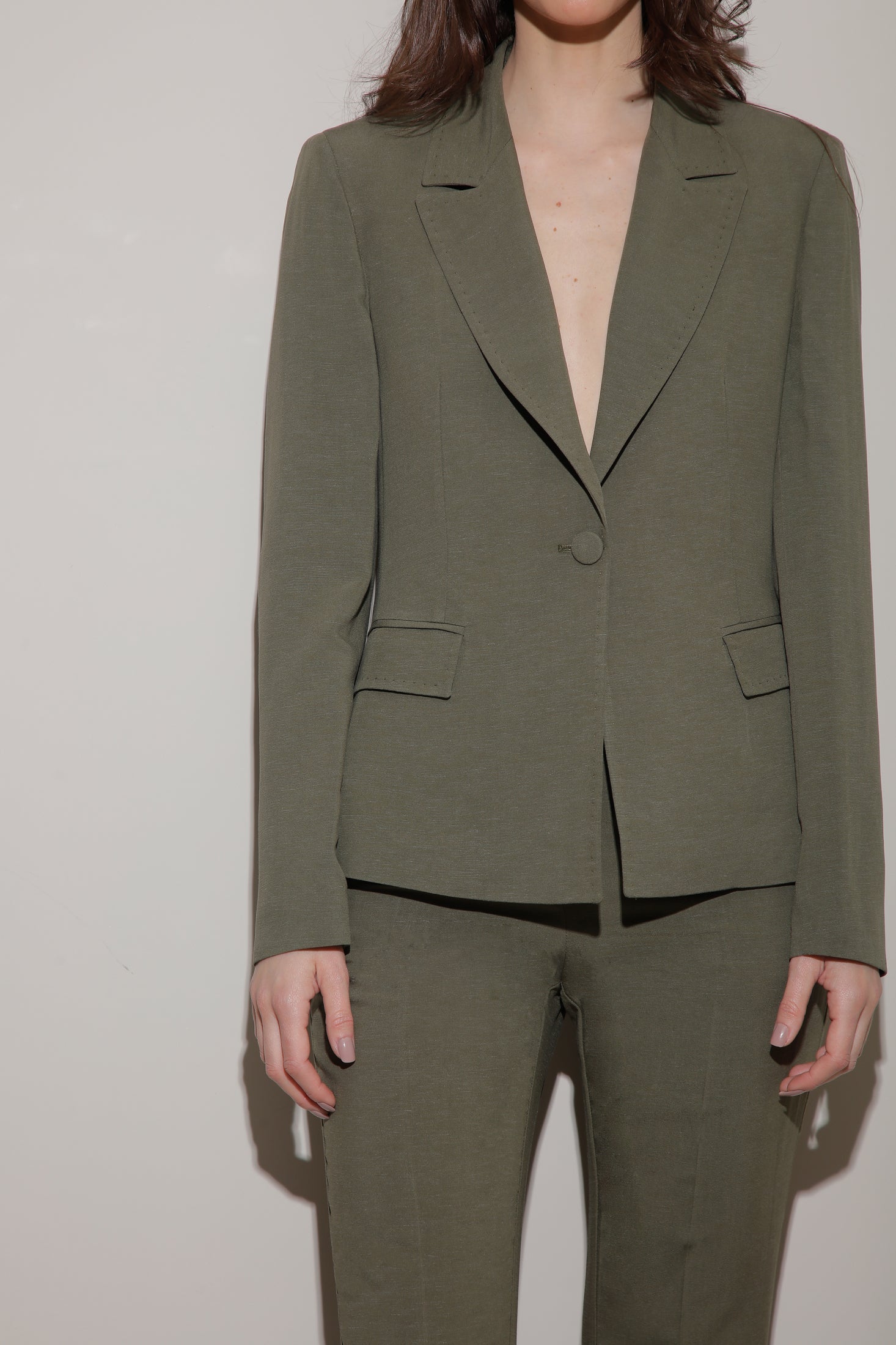 BLAZER MONOPETTO IN LINO