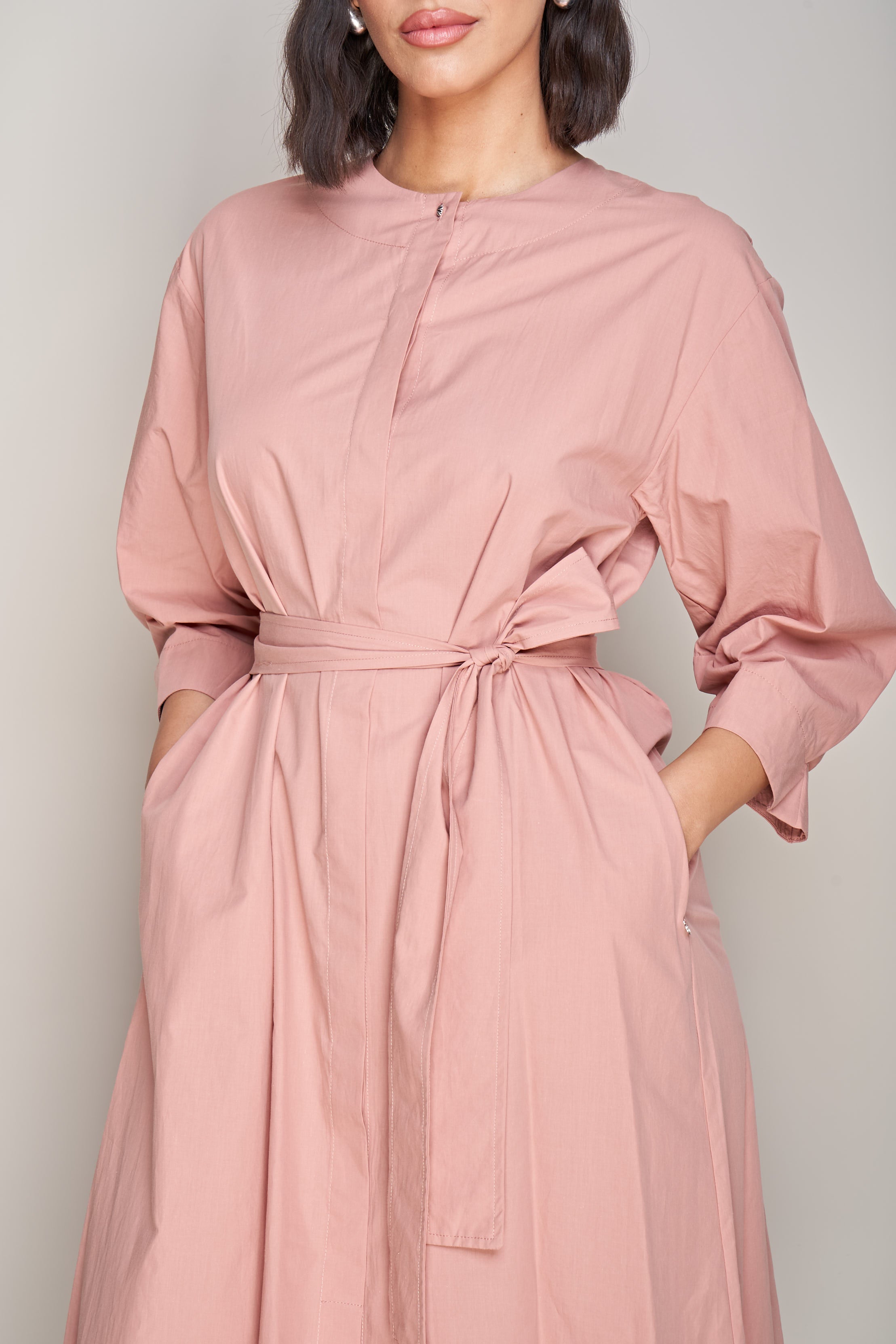 ABITO CAMICIA CON CINTURA IN VITA