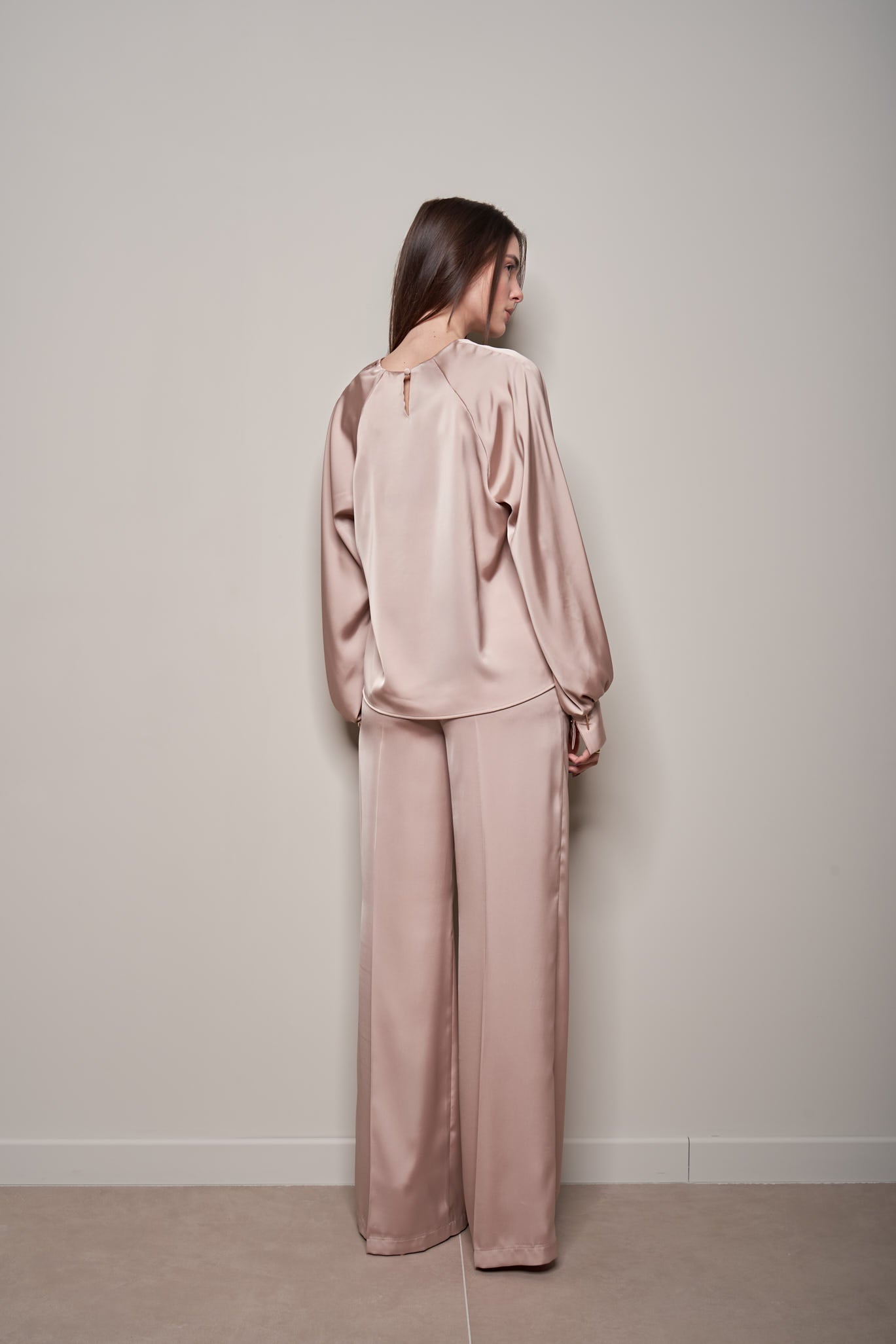 BLUSA IN RASO