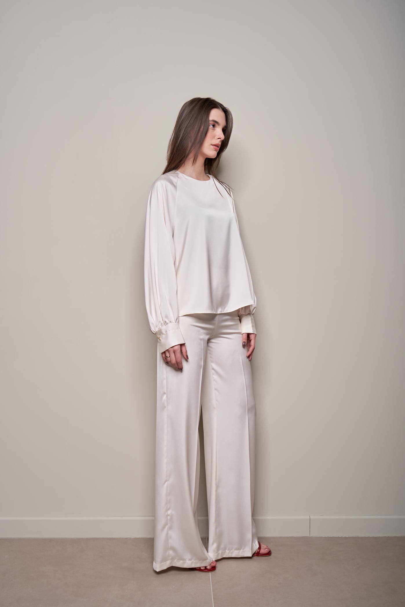 BLUSA IN RASO