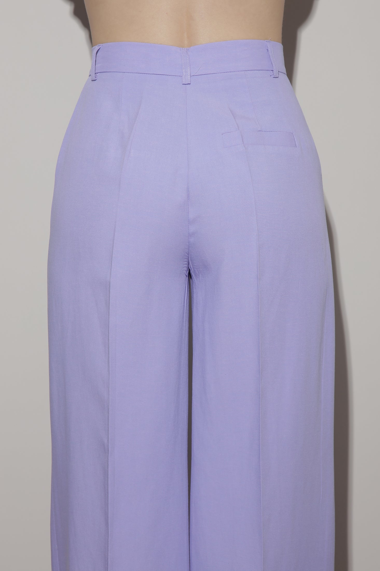 PANTALONI PALAZZO IN LINO