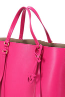 PINKO Borsa shopper grande in pelle bottalata