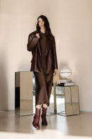BLAZER MONOPETTO EFFETTO PELLE