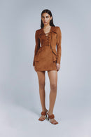 MINI DRESS IN SUEDE