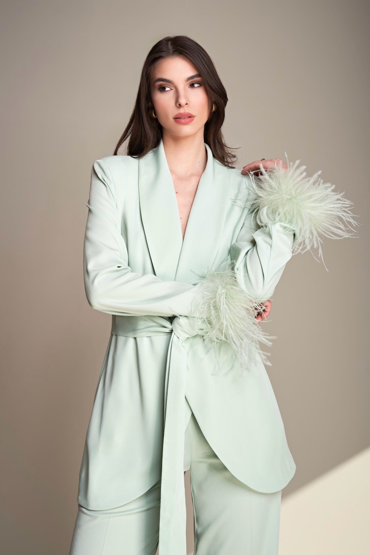 BLAZER CON PIUME
