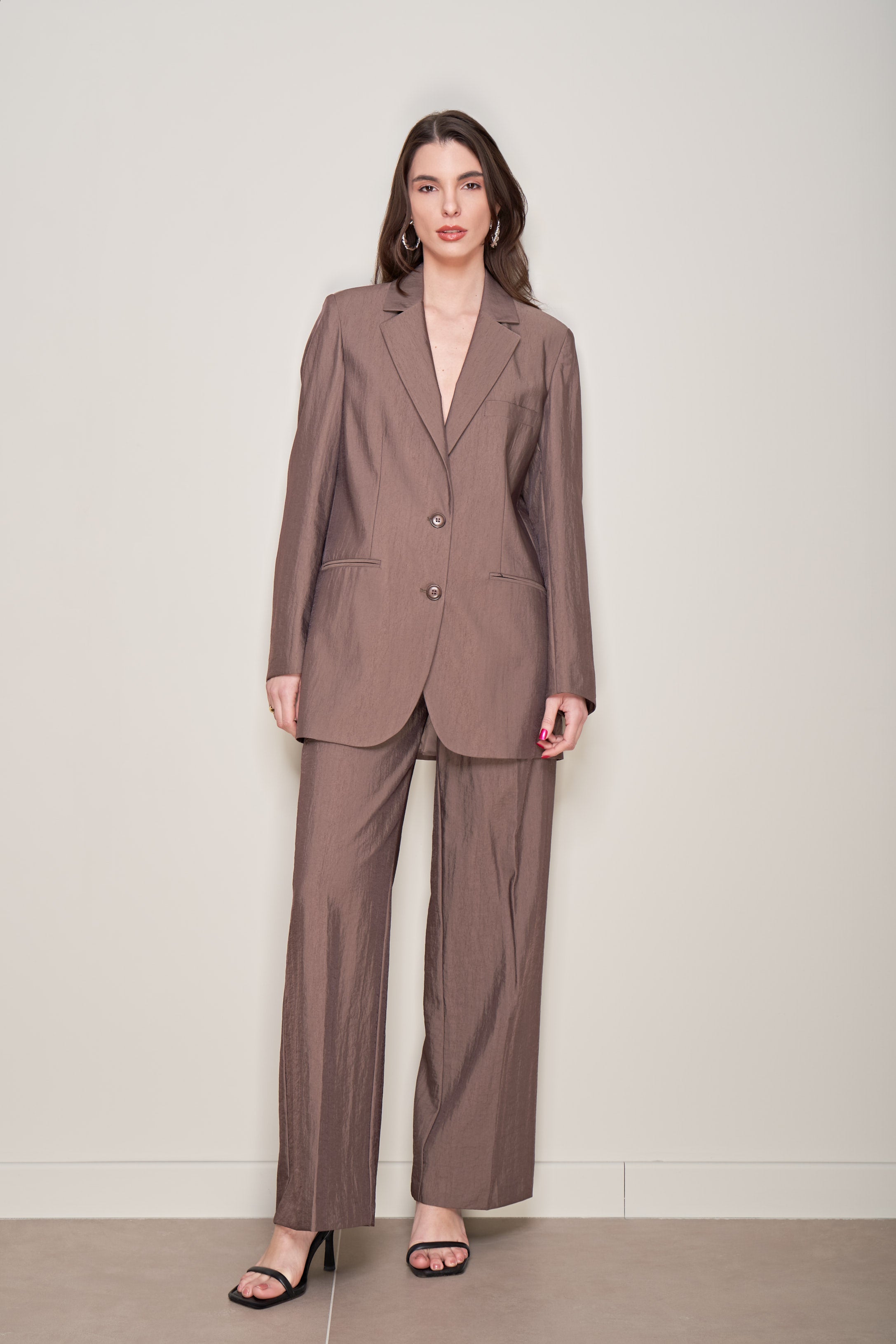 BLAZER EFFETTO STROPICCIATO