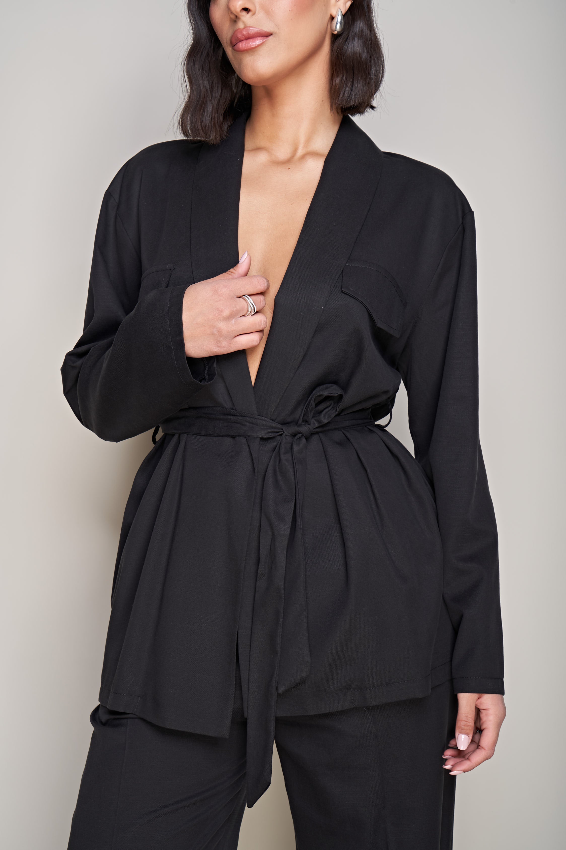 BLAZER CON CINTURA