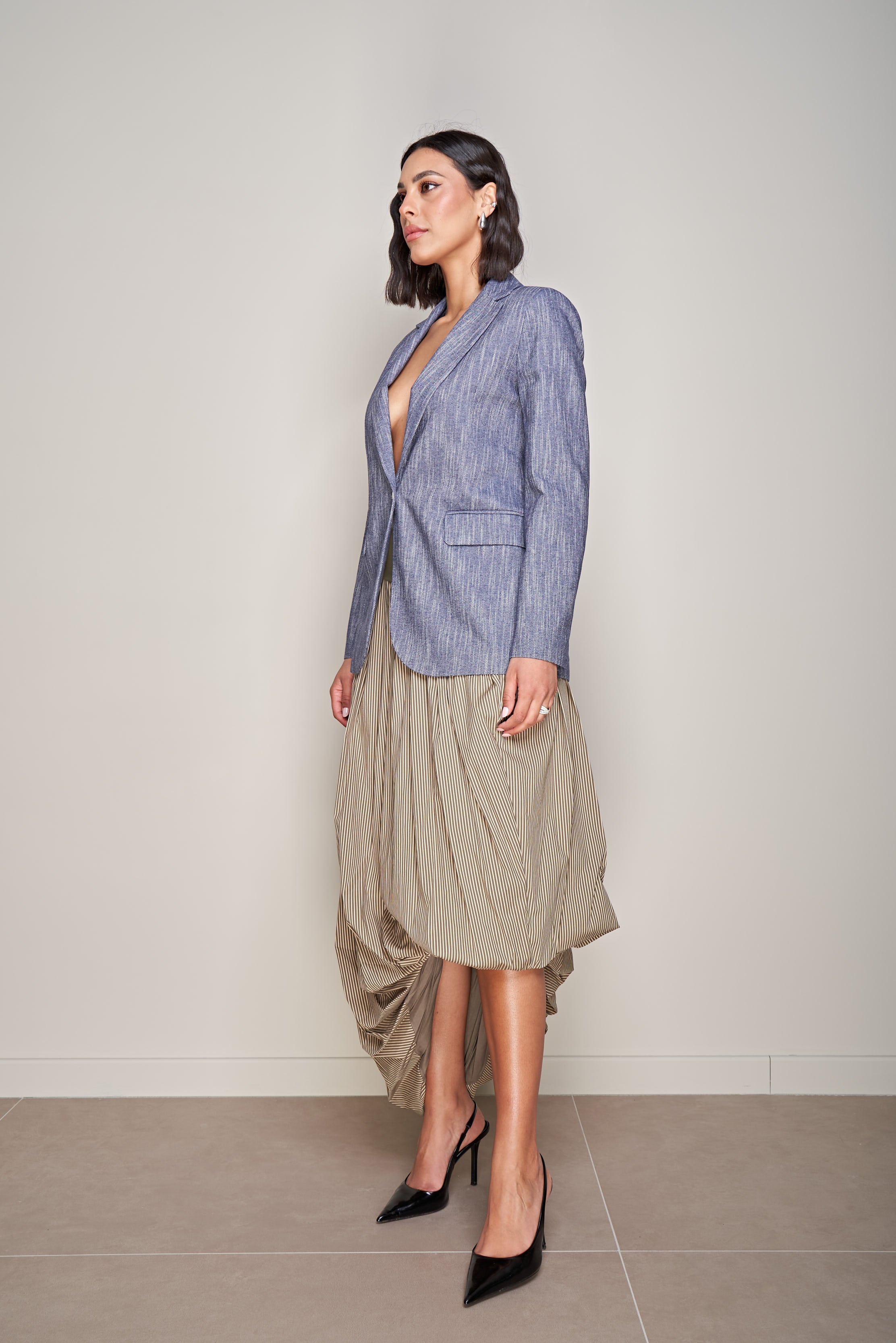 BLAZER EFFETTO DENIM