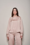 BLUSA IN RASO