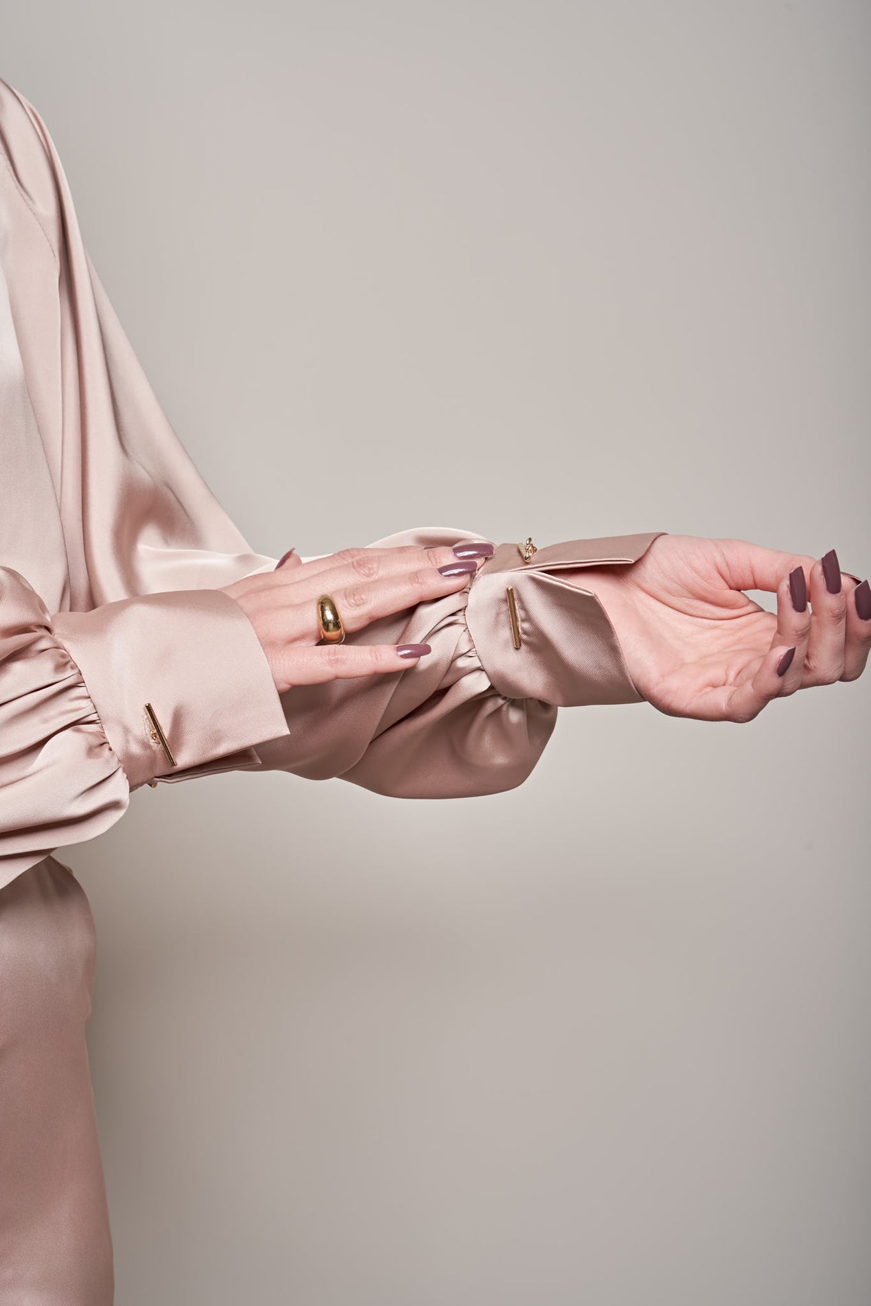 BLUSA IN RASO