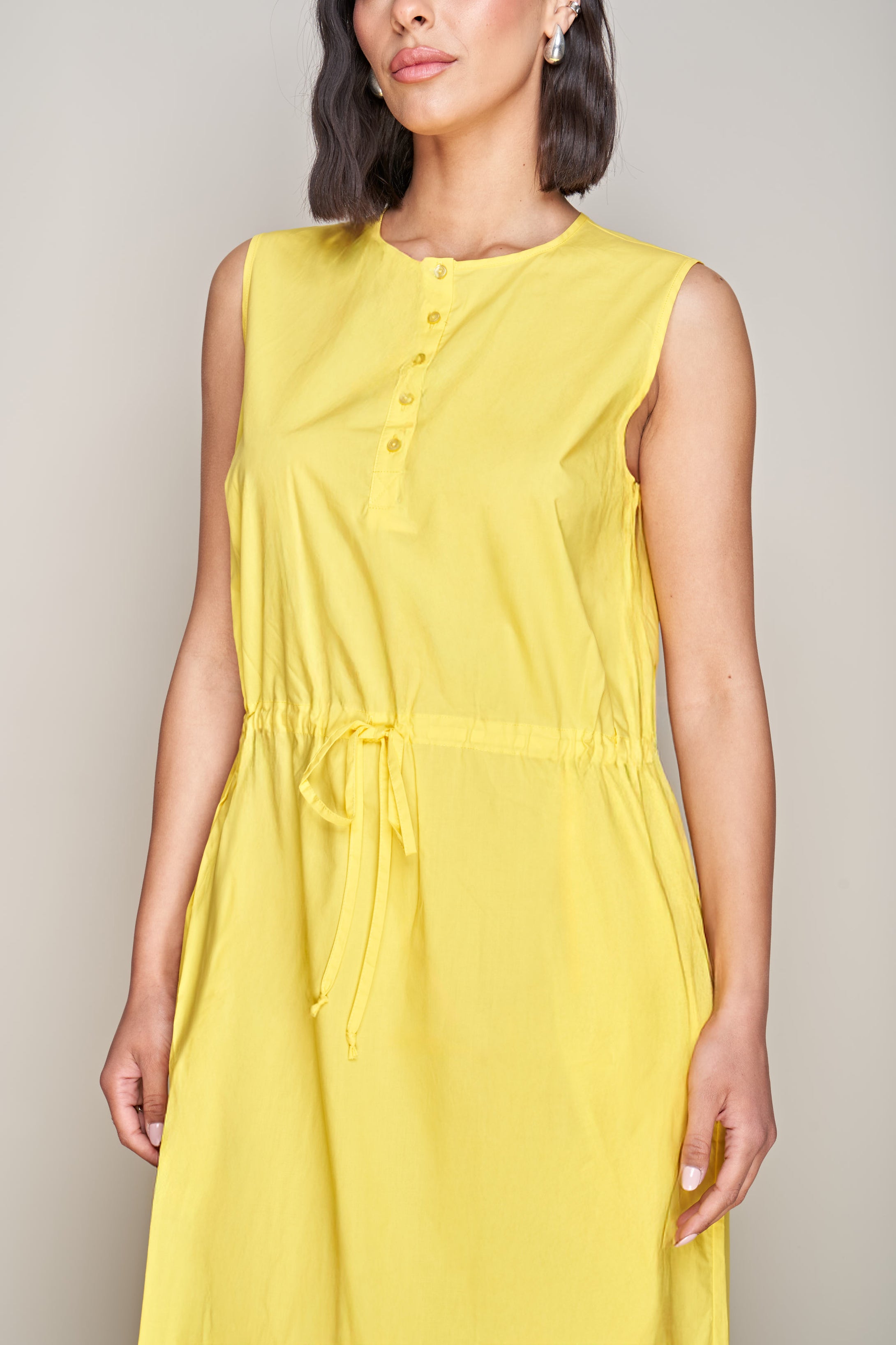 ABITO IN COTONE GIALLO