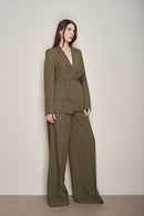 PANTALONE PALAZZO IN LINO