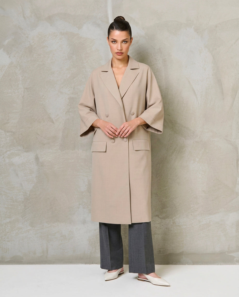 Cappotto|Colore:Beige