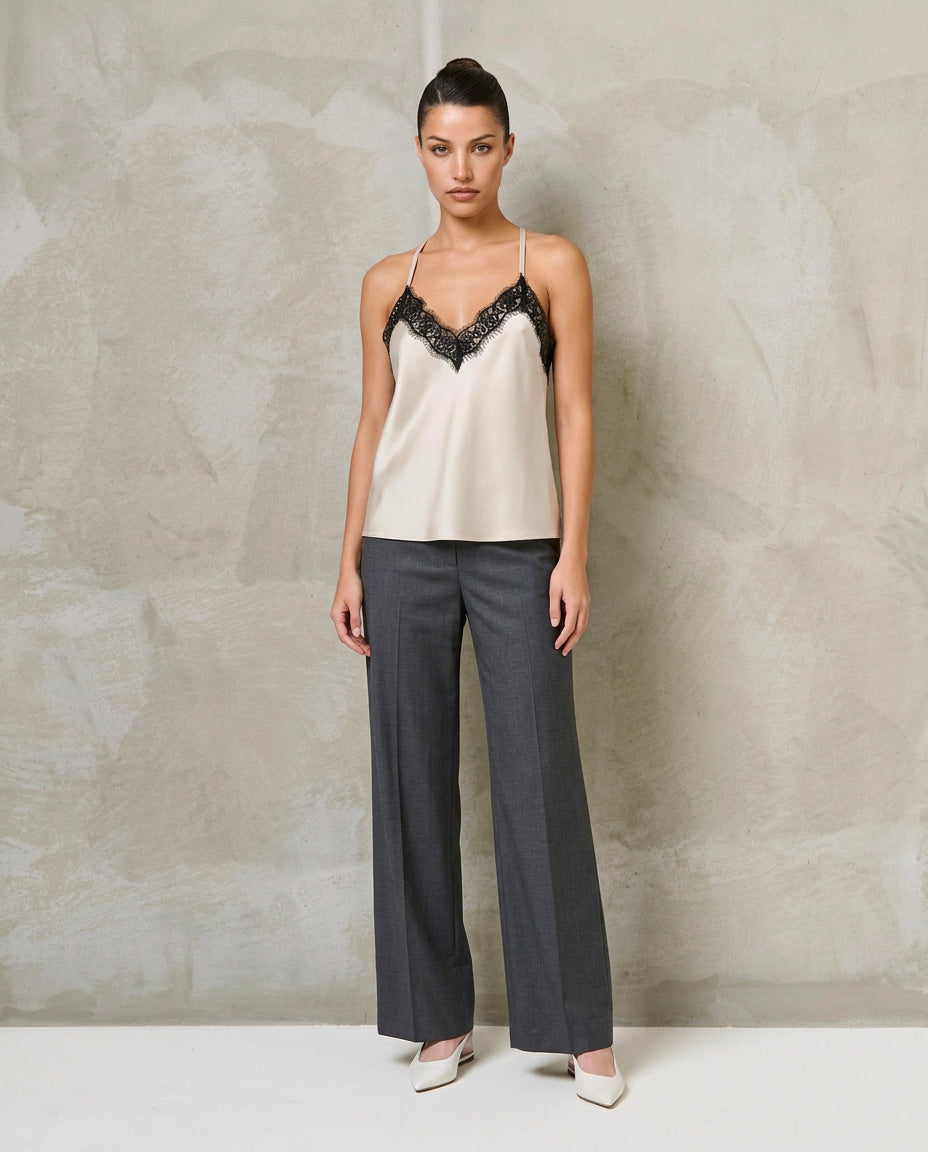 Top|Colore:Panna
