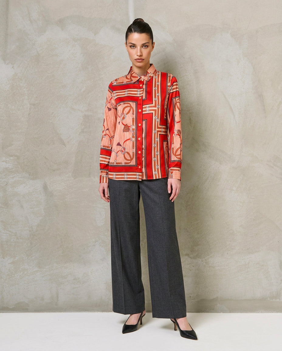 Camicia|Colore:Corallo