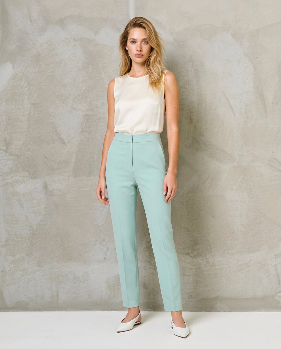 Pantalone|Colore:Salvia