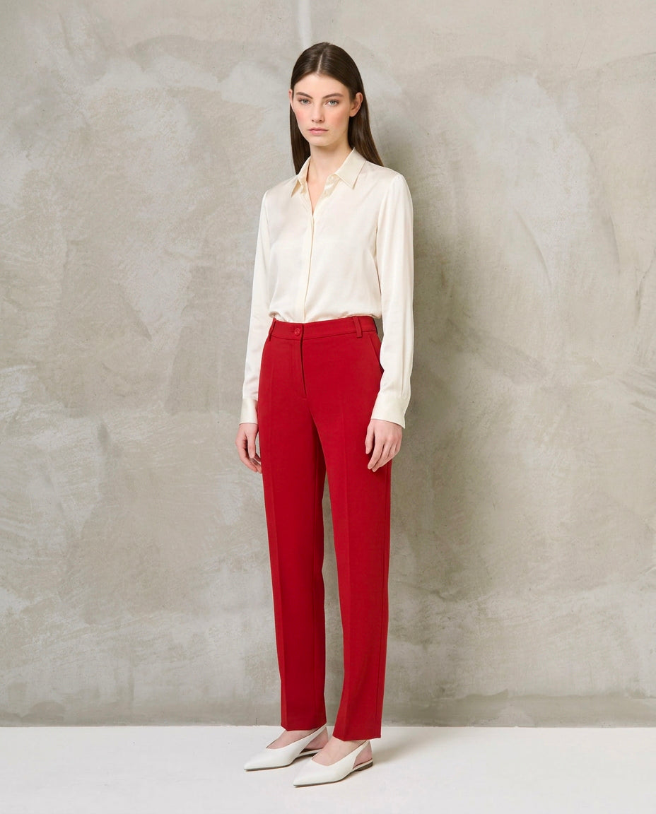 Pantalone|Colore:Rosso