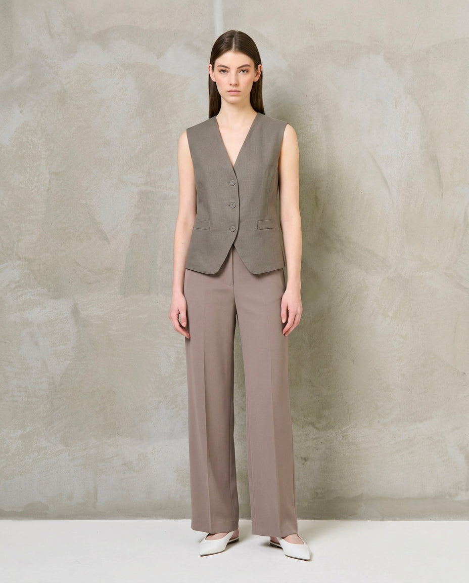 Gilet|Colore:Fango