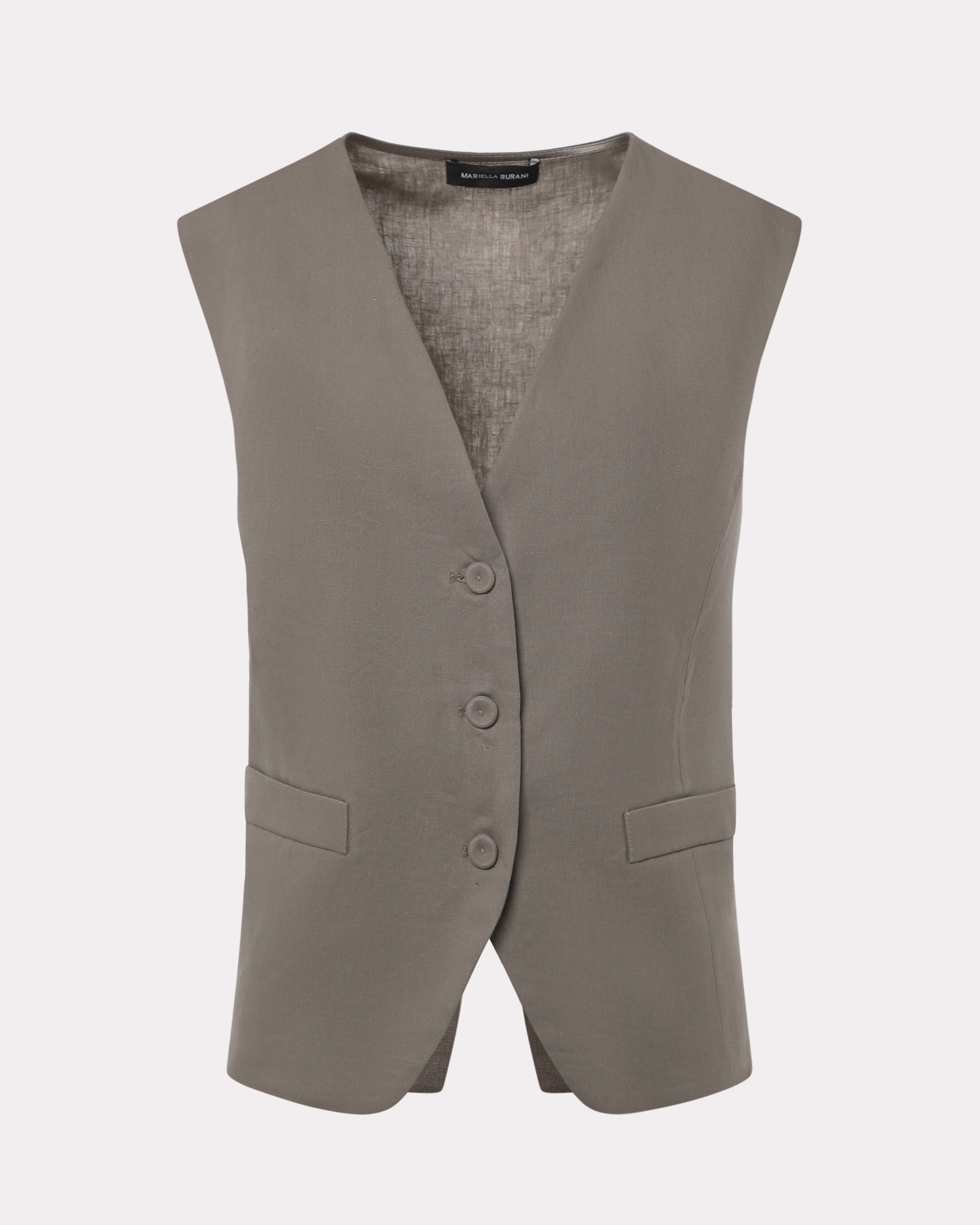 Gilet|Colore:Fango