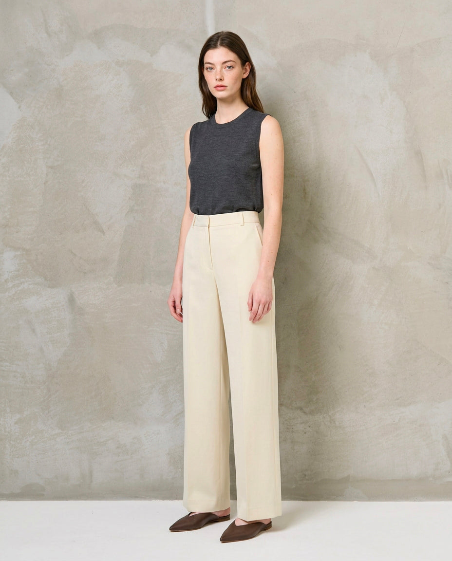 Pantalone|Colore:Panna