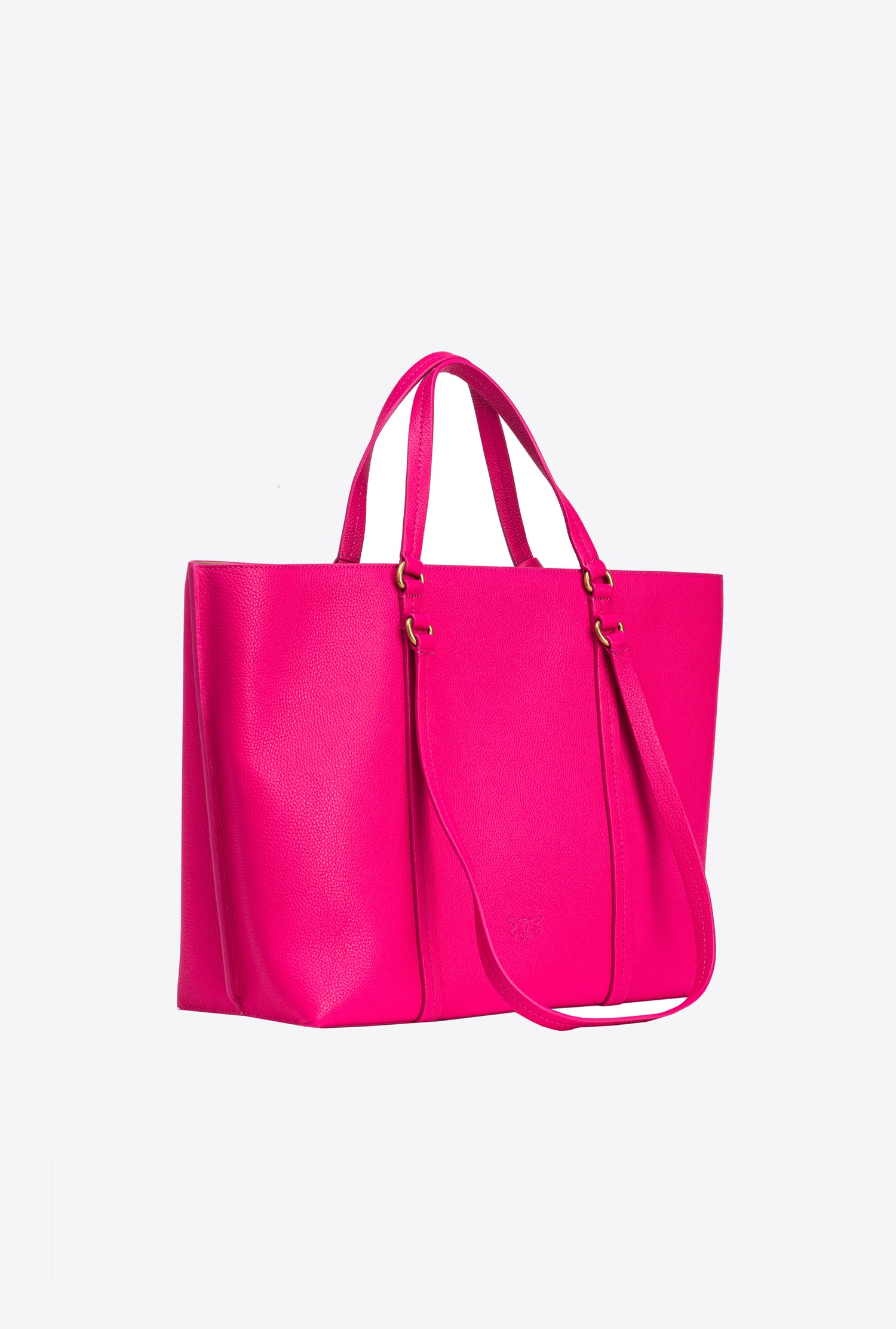 PINKO Borsa shopper grande in pelle bottalata